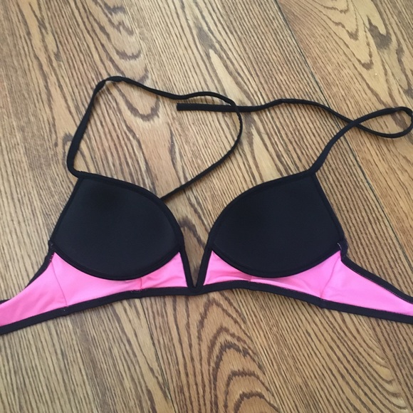 Black Victoria’s Secret Pink Bikini Top - Picture 3 of 6